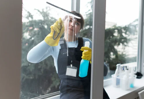 Nettoyage de vitres intérieures et extérieures à Vebron